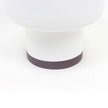 Perla - White Bamboo Mid-Century Mushroom Planter