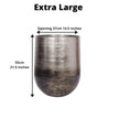 Petra - Brass Planter (Multiple Sizes)