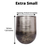 Petra - Brass Planter (Multiple Sizes)