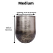 Petra - Brass Planter (Multiple Sizes)
