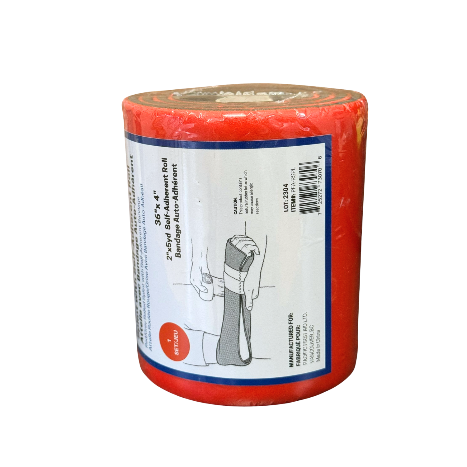 Splint with Adherent Wrap 36