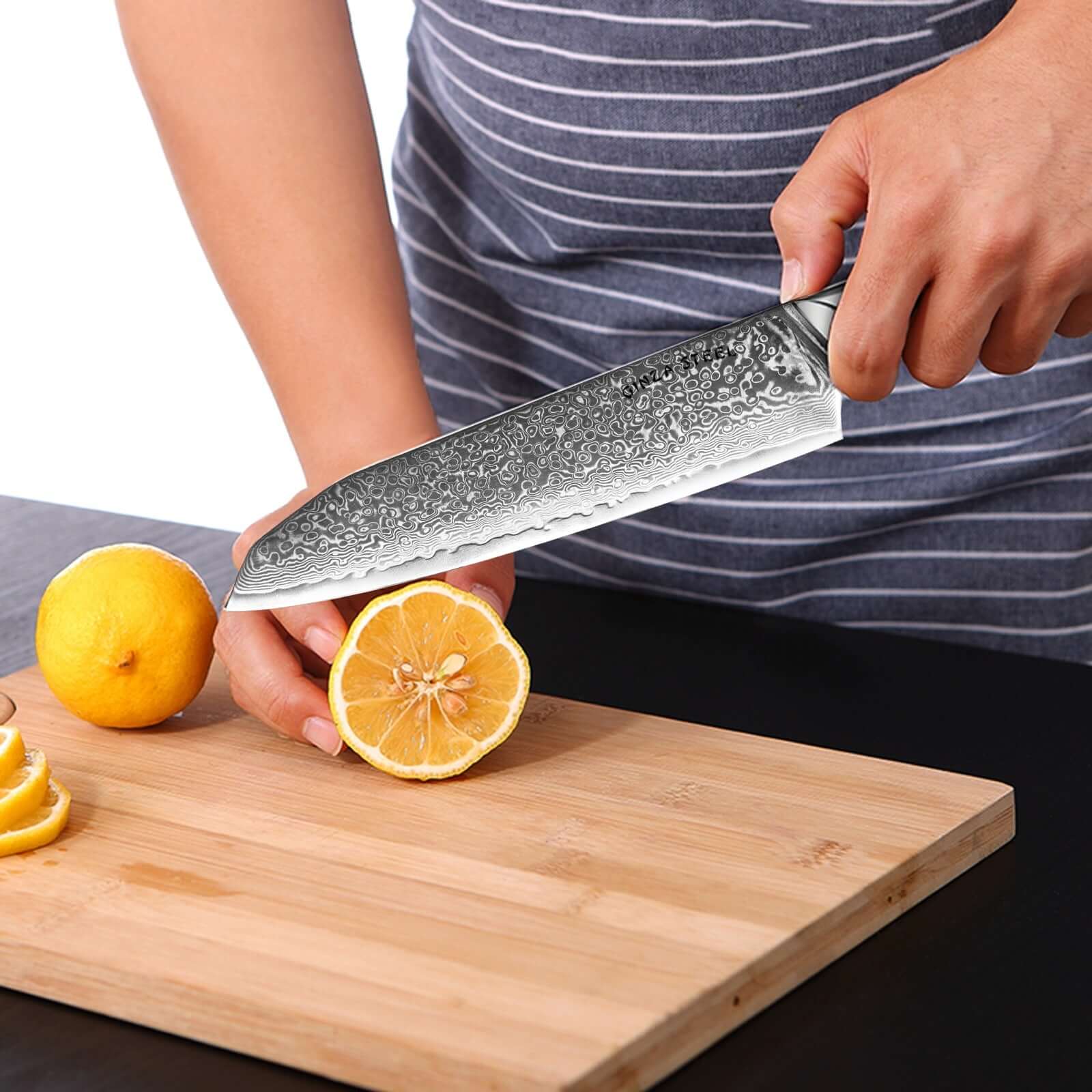 Hagakure 20 - Japanese Santoku Knife 8