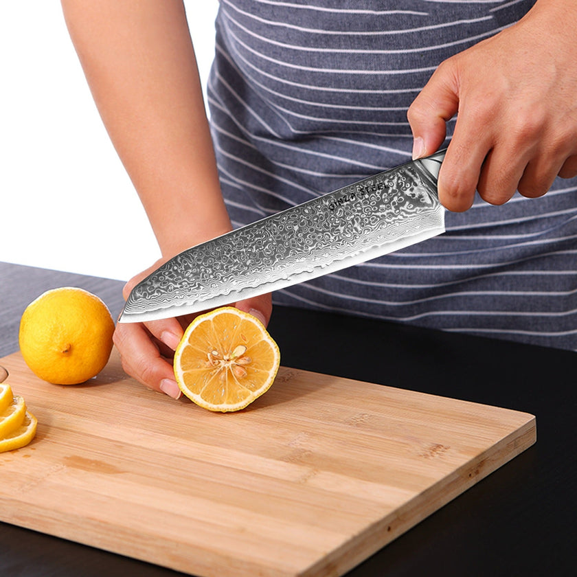 HAGAKURE 20 | Japanese Santoku Knife 8
