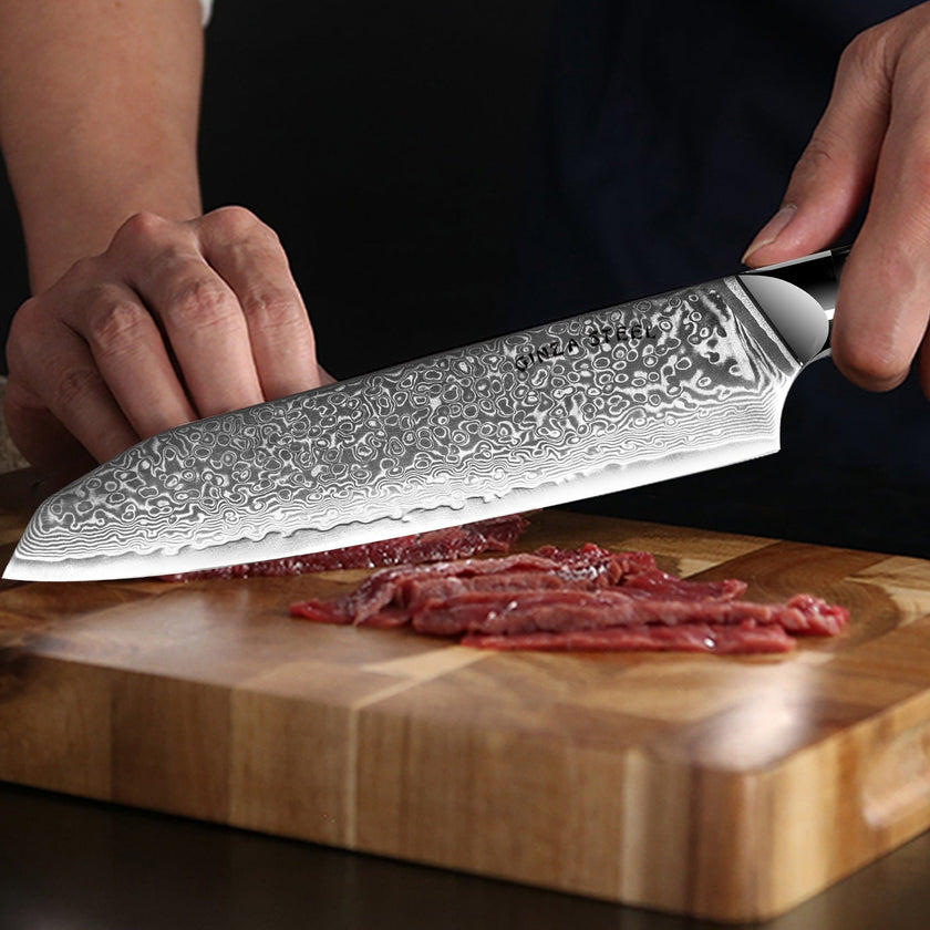 HAGAKURE 20 | Japanese Santoku Knife 8