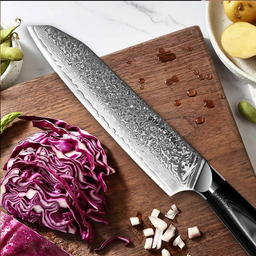 Hagakure 20 - Japanese Santoku Knife 8