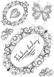 Decadance A5 Clear Stamp Set