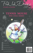 Pink Ink Designs Tennis Mouse A7 Clear Stamp