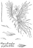 Pink Ink Designs Out Of The Ashes 6 in x 8 in Clear Stamp Set