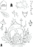 Pink Ink Designs Shine A Light 6 in x 8 in Clear Stamp Set