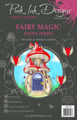 Pink Ink Designs Fairy Magic 6 in x 8 in Clear Stamp Set