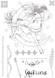 Pink Ink Designs Sagittarius 6 in x 8 in Clear Stamp Set