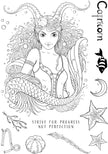 Pink Ink Designs Capricorn 6 in x 8 in Clear Stamp Set