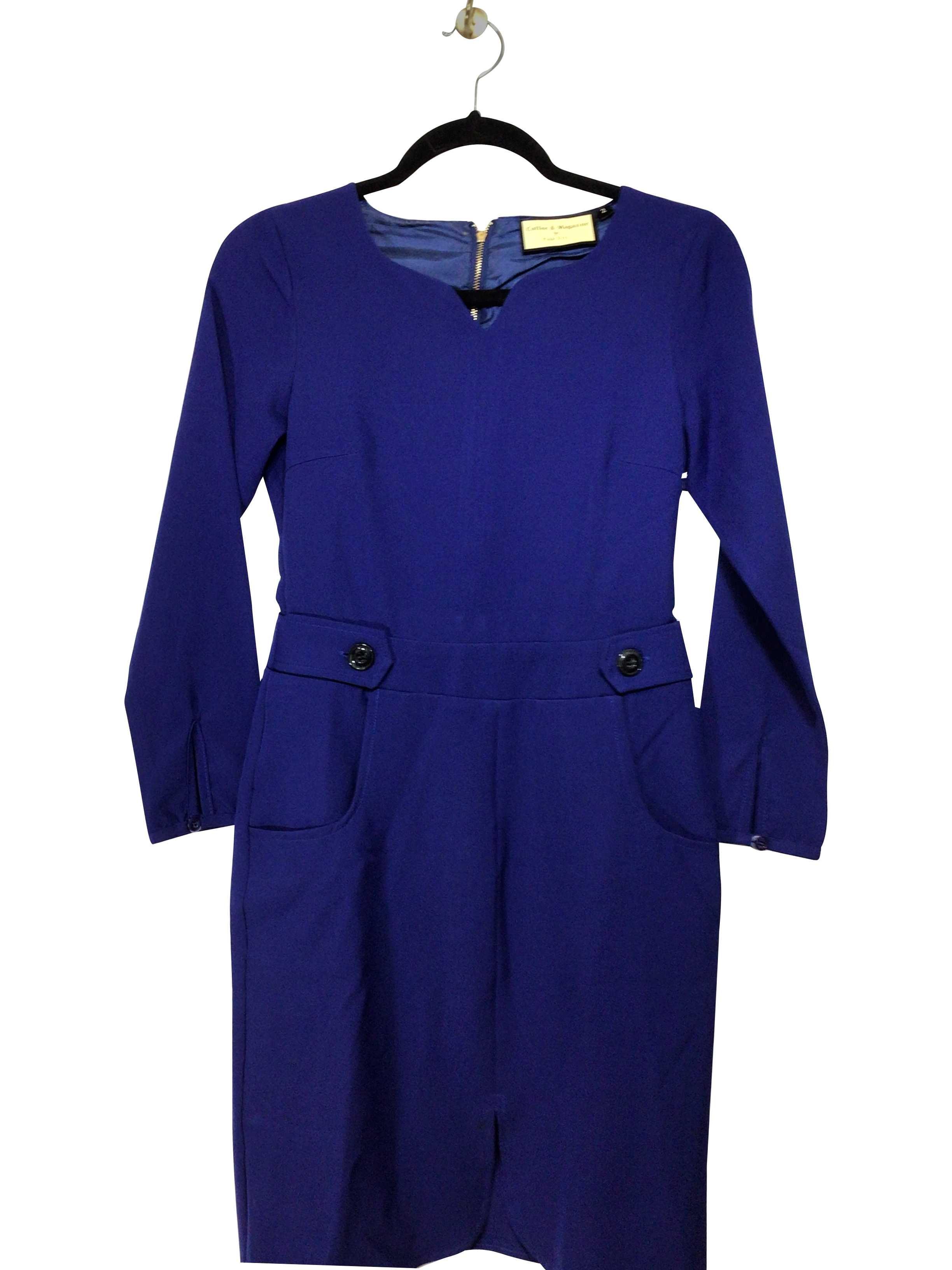 PINK EVIL Regular fit Midi Dress in Blue  -  2