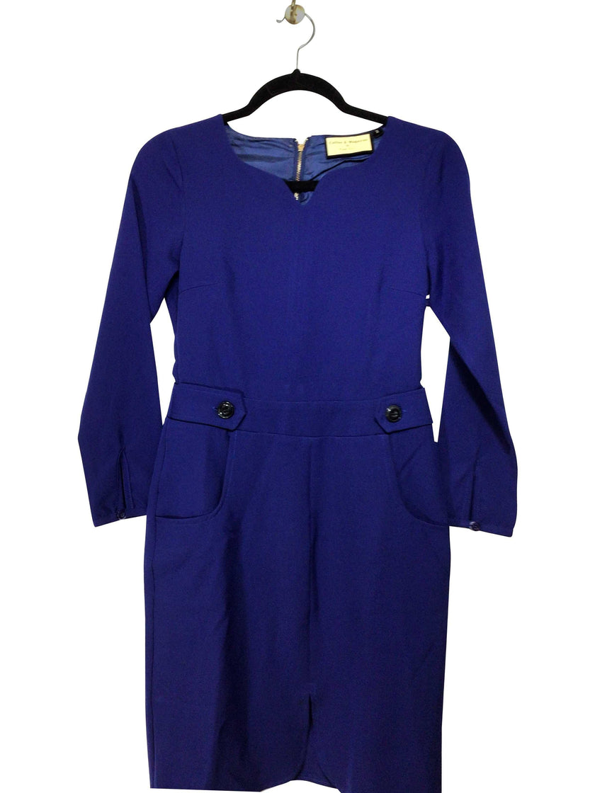 PINK EVIL Regular fit Midi Dress in Blue  -  2