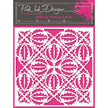 Pink Ink Designs Holly Medallion 7 in x 7 in Stencil