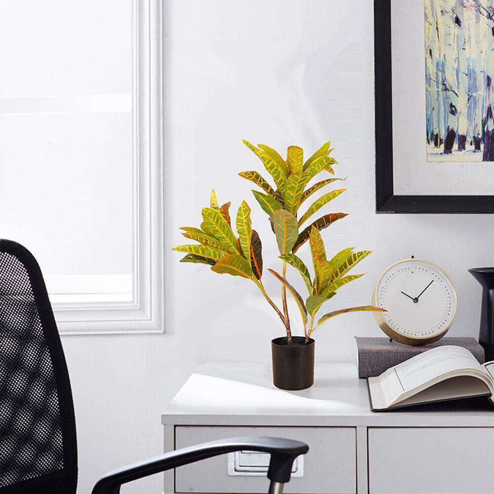 Pinto Artificial Crotons Potted Plant 22