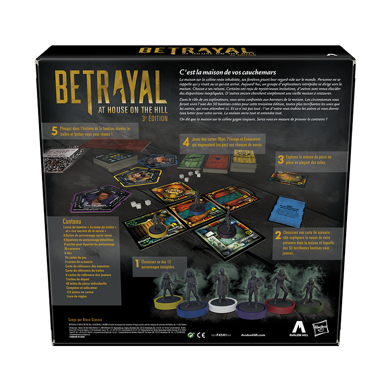PIXIES GAMES - BETRAYAL AT HOUSE ON THE HILL (FR)