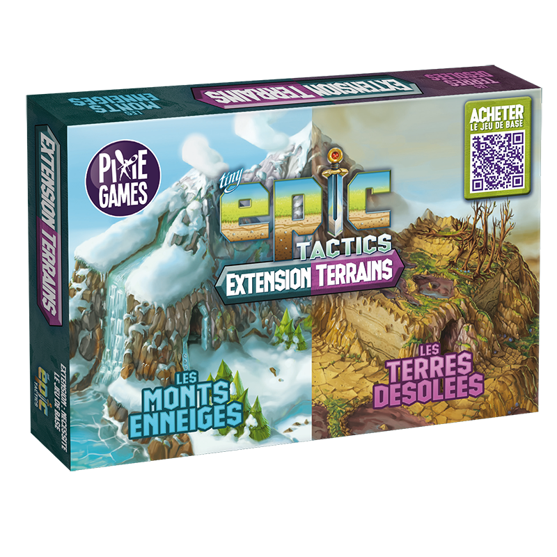 PIXIES GAMES - Tiny Epic : Tactics - Ext. Terrains (Fr)