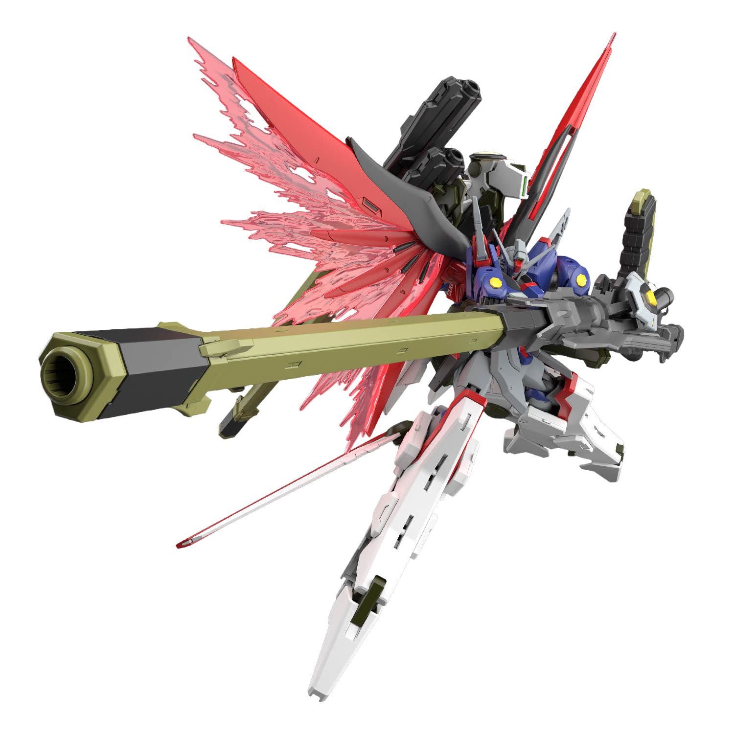 HG 1/144  Destiny Gundam Spec 2 & Zeus Silhouette Plastic Model Kit