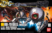 HGUC 1/144 #114 Ball Twin Set Plastic Model Kit