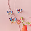 Plum Fringe Butterflies<br> Set of 3