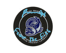 Porter Martone Autographed Mississauga Steelheads Official Game Puck Inscribed 