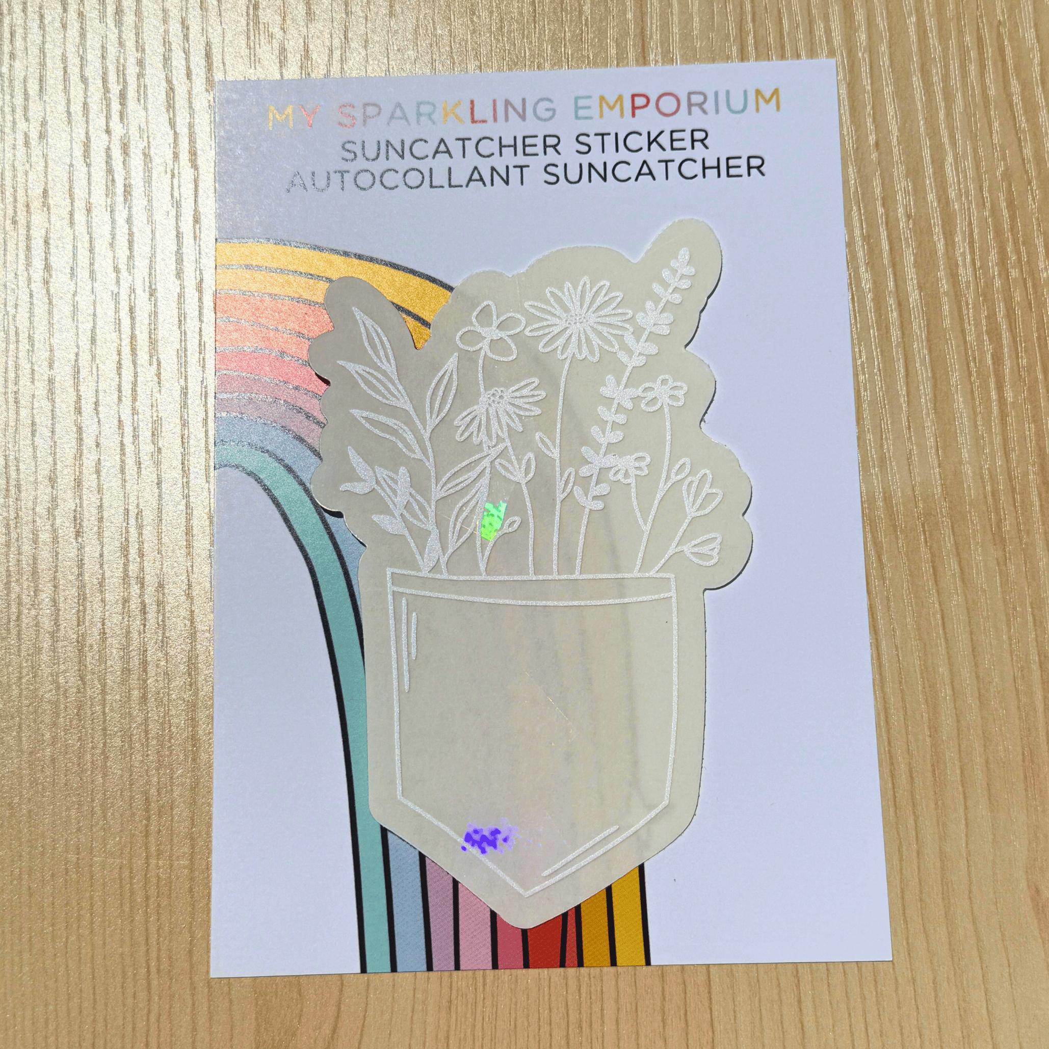 Pocket Garden Suncatcher Sticker