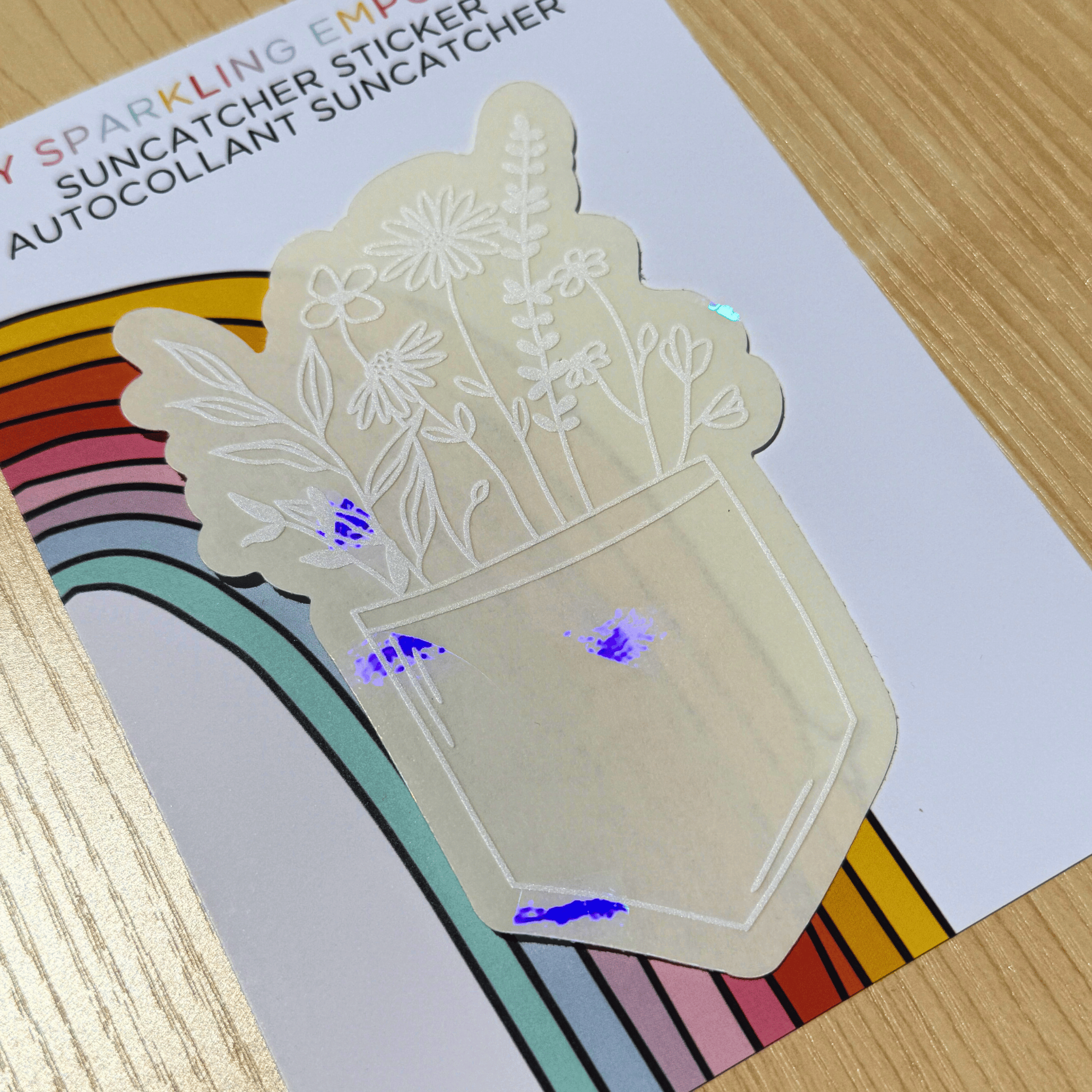 Pocket Garden Suncatcher Sticker