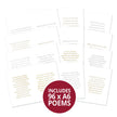 Perfect Poetry Foiled Paper Pad - Season's Greetings