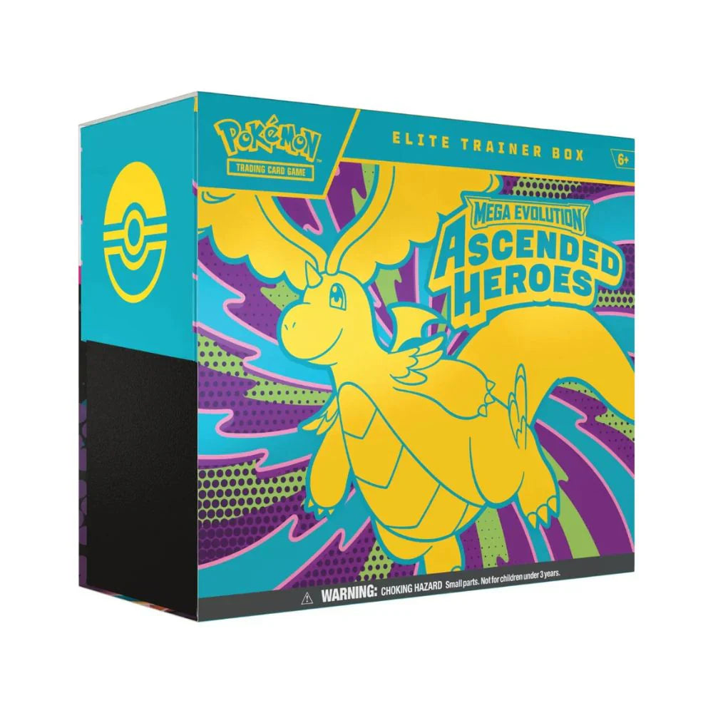 Pokémon TCG: Mega Evolutions Ascended Heroes Elite Trainer Box CASE (10 ETB)