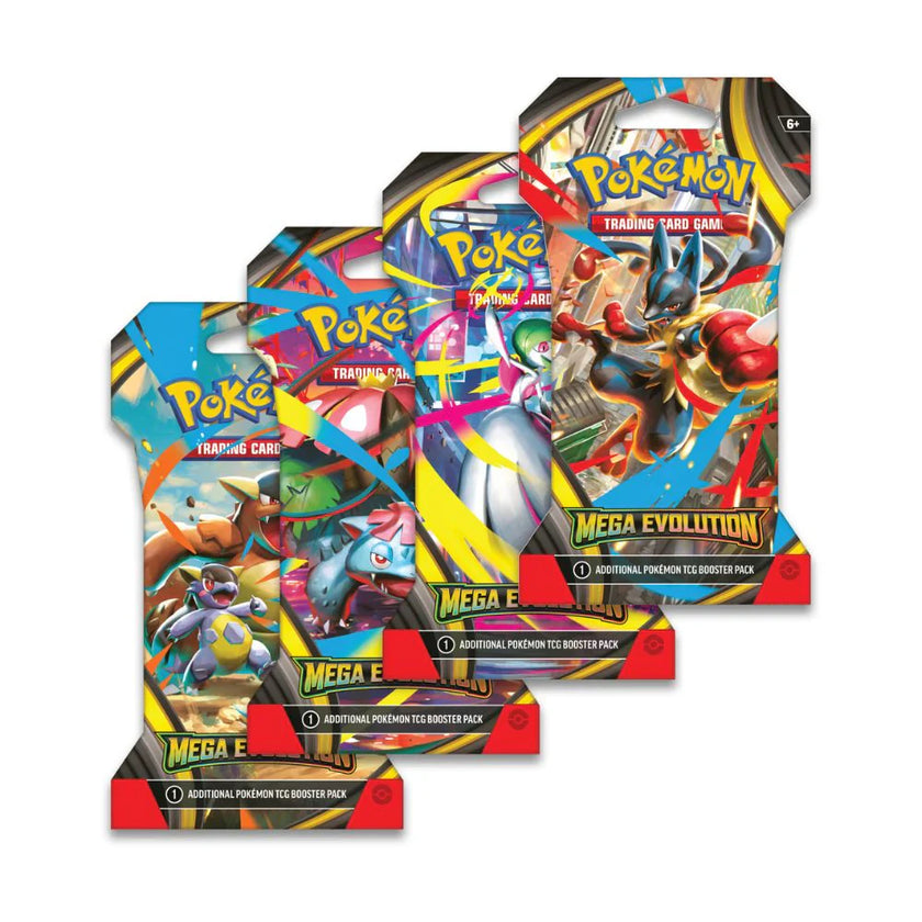 Pokémon TCG - Mega Evolution - Mega Evolution Base - Sleeved Booster Pack