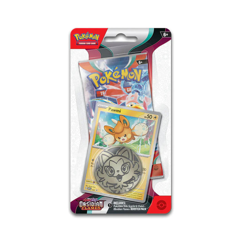 Pokémon TCG - Scarlet & Violet - Obsidian Flames - Checklane Blister Pack (Pawmi)