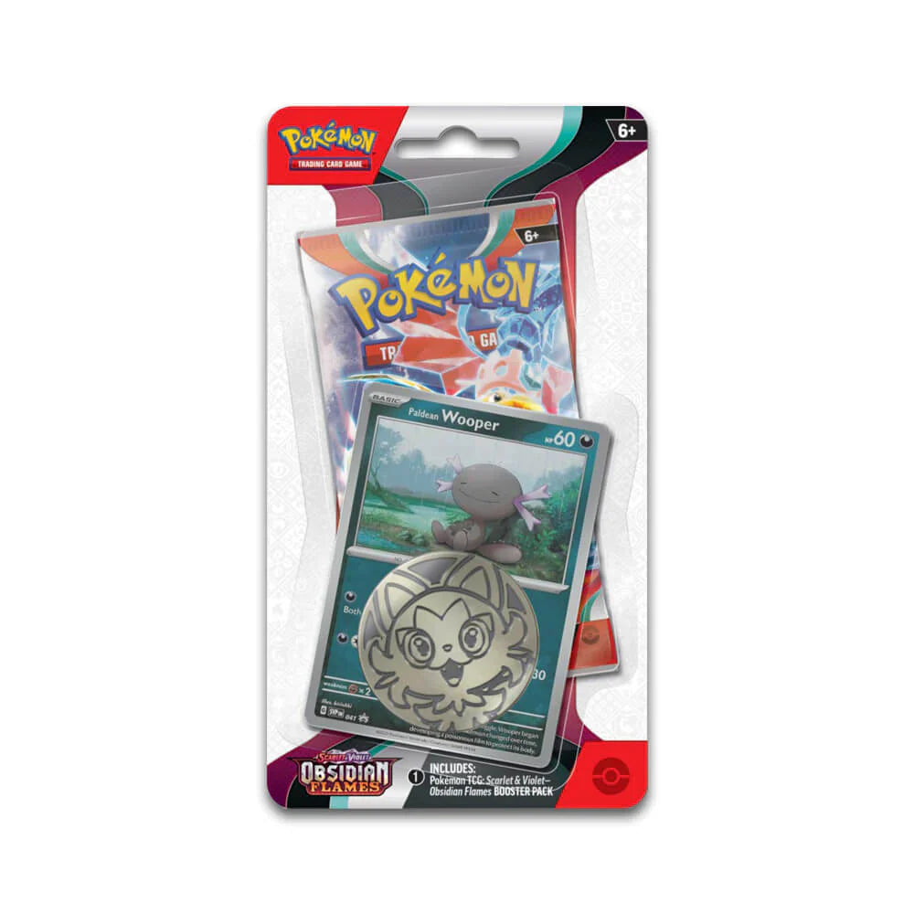 Pokémon TCG - Scarlet & Violet - Obsidian Flames - Checklane Blister Pack (Wooper)