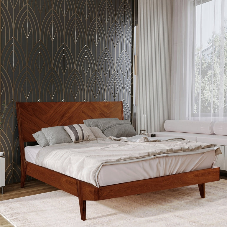 Gazelle Solid Wood Bed Frame