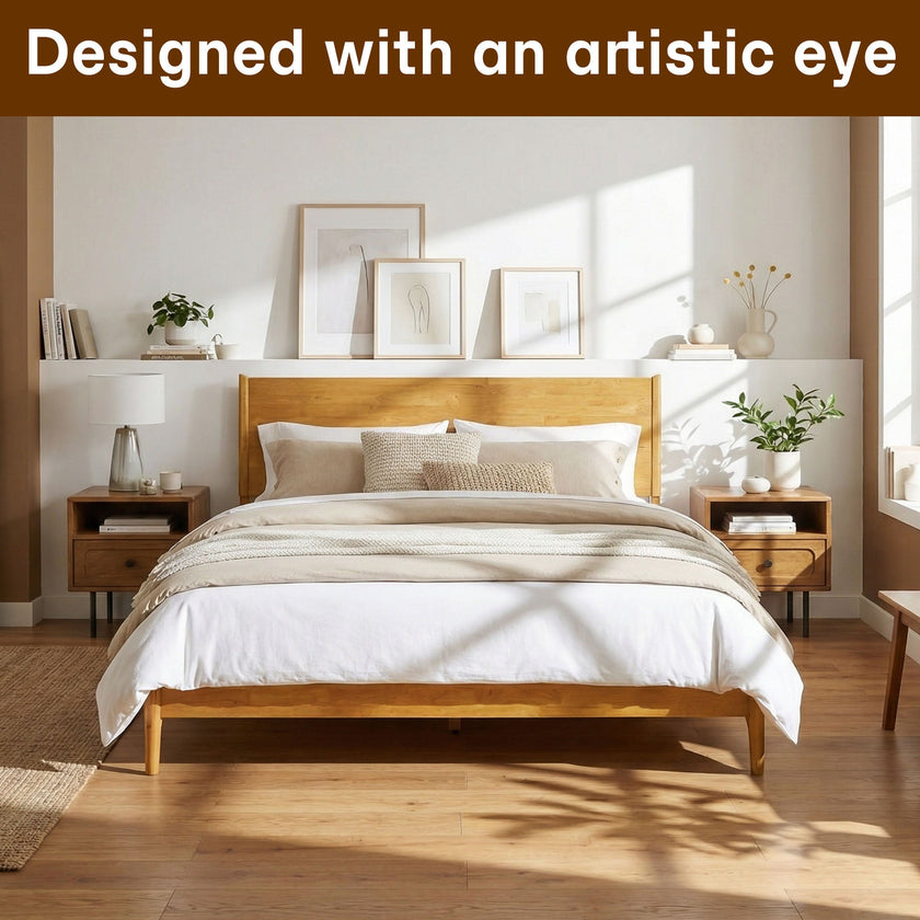 Haven Solid Wood Bed Frame