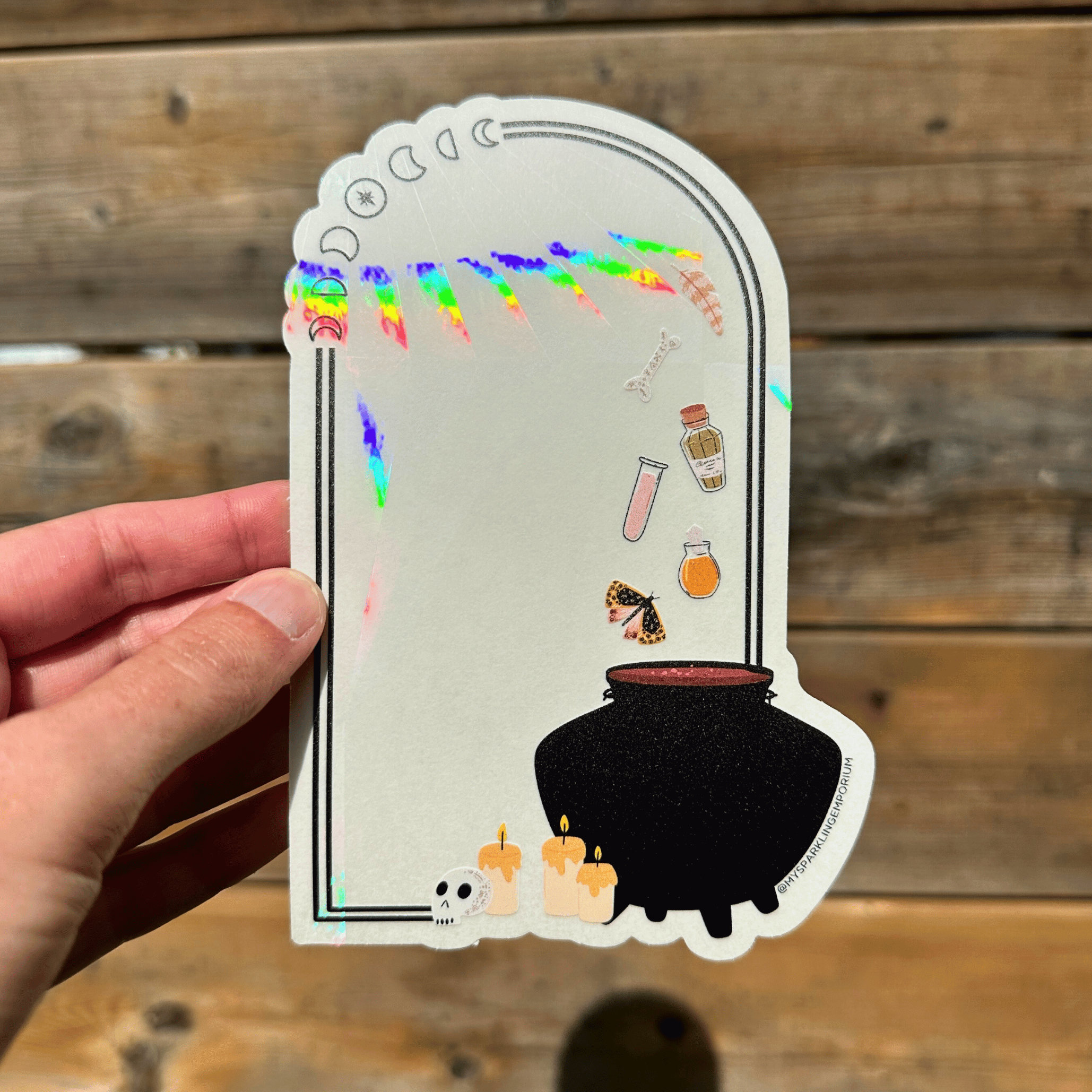 Potion Recipe Suncatcher Sticker