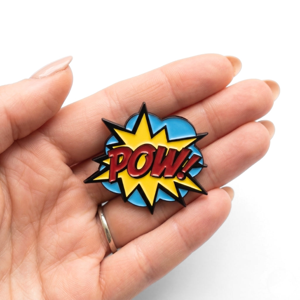 Vintage Comic Book POW! | Collectible Pin