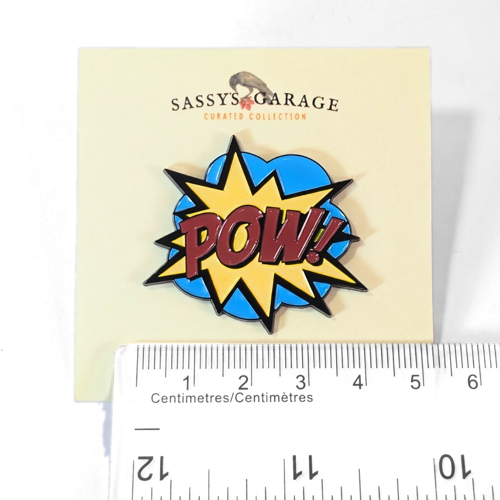 Vintage Comic Book POW! | Collectible Pin