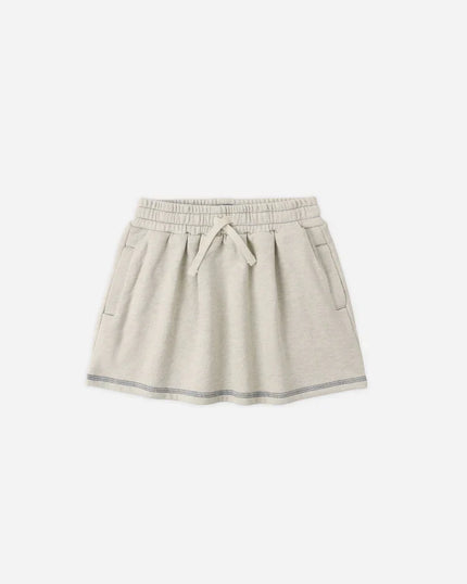 Volly Skirt | Heathered Oatmeal | Rylee & Cru
