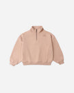 Half Zip Sweatshirt | Melon | Rylee & Cru