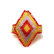 Beaded Aztec Style Ring
