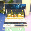 An Embroidered Christmas Square Pocket Pad