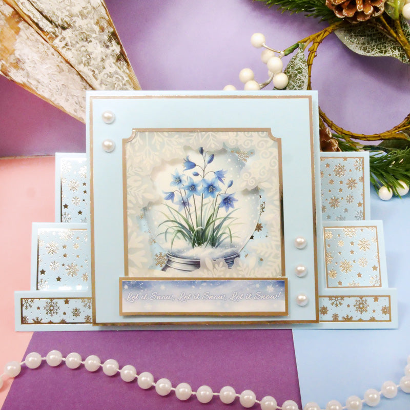 Winter Florals Square Pocket Pad