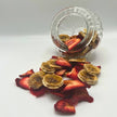 Fraises et bananes déshydratées