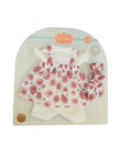 Clothes for dolls Alex & Sonia - Floral overalls set - Paola Reina