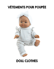 Clothes for Gordis dolls - Gray polka dot outfit - Paola Reina