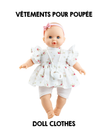 Clothes for Alex & Sonia dolls - Strawberries dress - Paola Reina