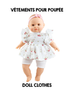 Clothes for Los Manus dolls - Strawberries dress - Paola Reina