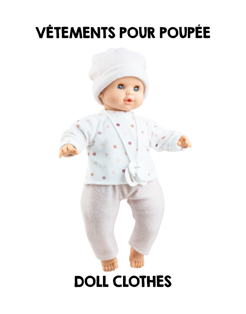 Clothes for Alex & Sonia dolls - Polka dot sweater - Paola Reina