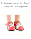 Las Amigas Doll Shoes - Red - Paola Reina